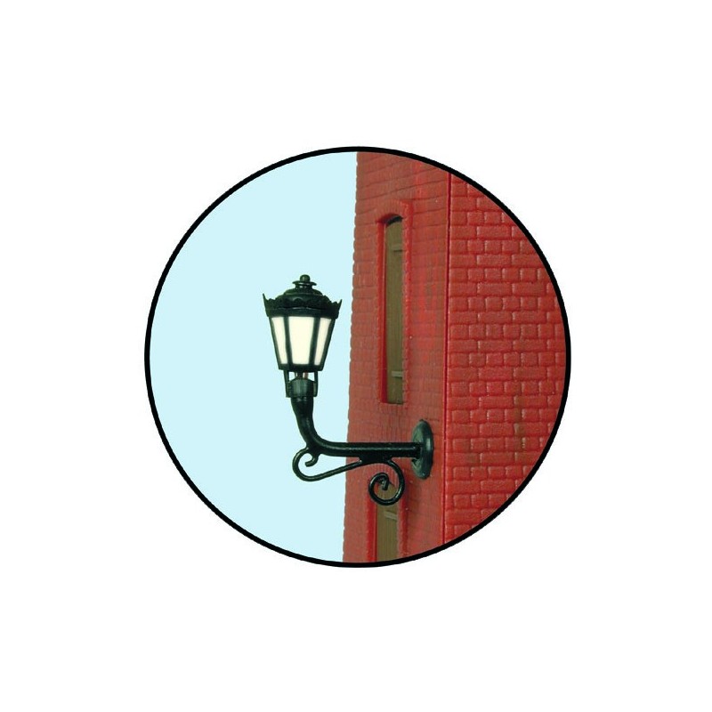 Viessmann 6471 N Wandlaterne, LED warmweiß