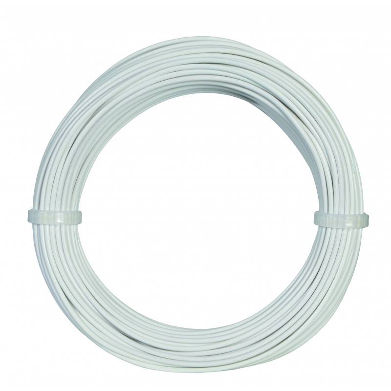Viessmann 6862 Kabelring, 0,14mm, weiß, 10 m