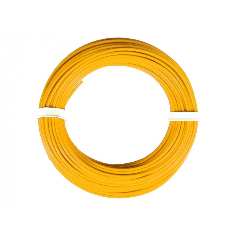 Viessmann 6864 Kabelring, 0,14 mm², gelb,10m