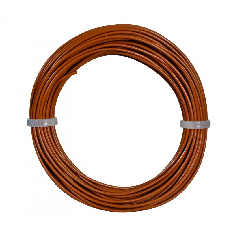 Viessmann 6865 Kabelring, 0,14 mm², braun,10