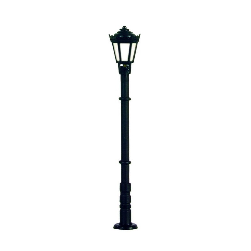 Viessmann 6970 TT Parklaterne, schwarz, LED