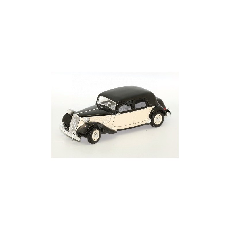 MAISTO CITROEN 15CV 6 CYLINDRES 1952 BEIGE / NOIRE 1/18
