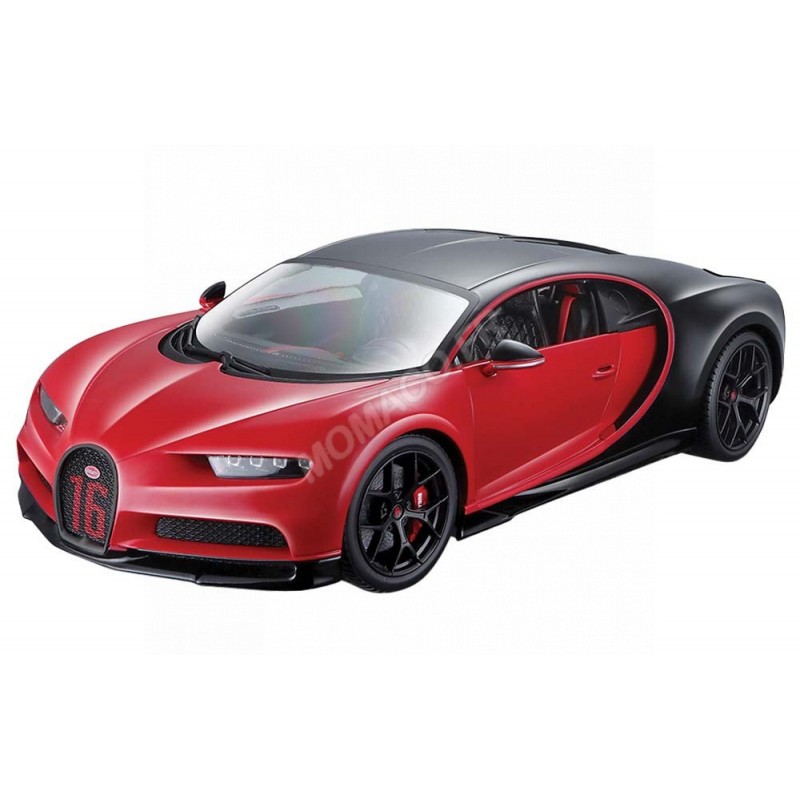 BBURAGO BUGATTI CHIRON SPORT ROUGE 1/18