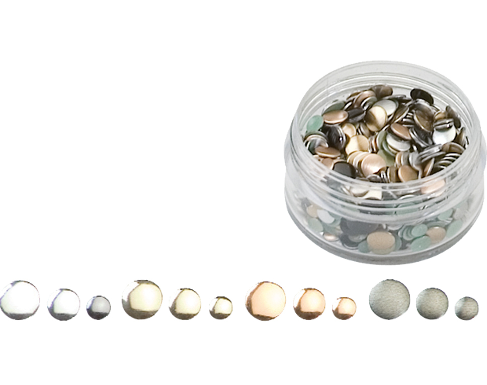 DONAU 0259-13 - Rivets de rechange brillant 750 pcs.  