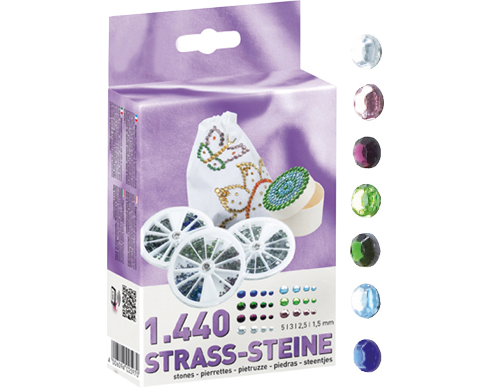 DONAU 0259-7 - Pierres de rechange foncées 1440 pcs.  