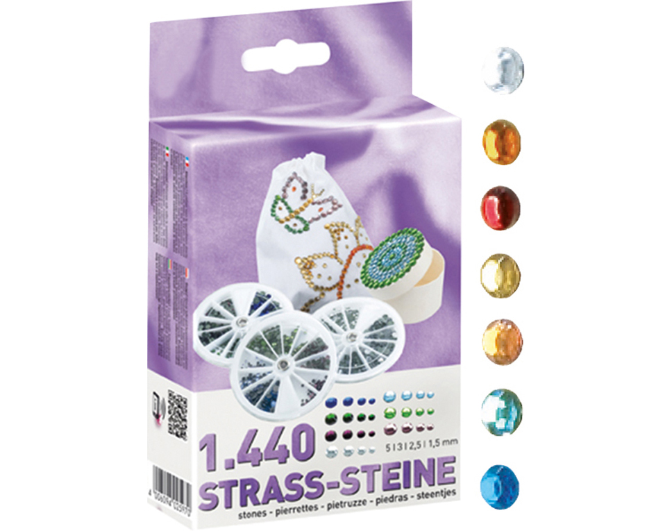 DONAU 0259-9 - Pierres de rechange claires 1440 pcs.  