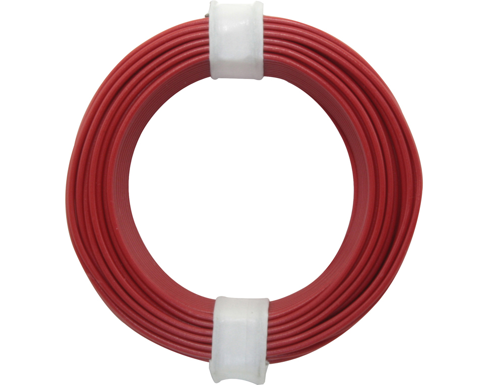 DONAU 105-0 - Fil de cuivre de coupure 0,5 mm / 10 m rouge  