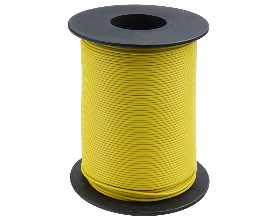 DONAU 119-13 - Toron de cuivre 0,14 mm² / 100m jaune  