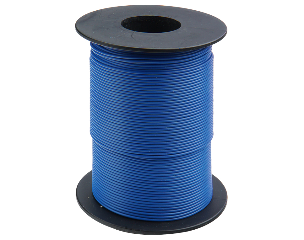 DONAU 125-S25-2 - Fil de cuivre 0,25 mm² / 25m sur bobine bleu  