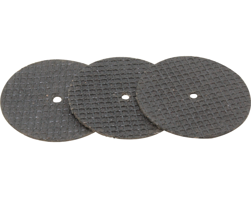 DONAU 1638 - 3 disques à tronçonner réticulés Ø 30 mm, épaisseur de coupe 1,35 mm  