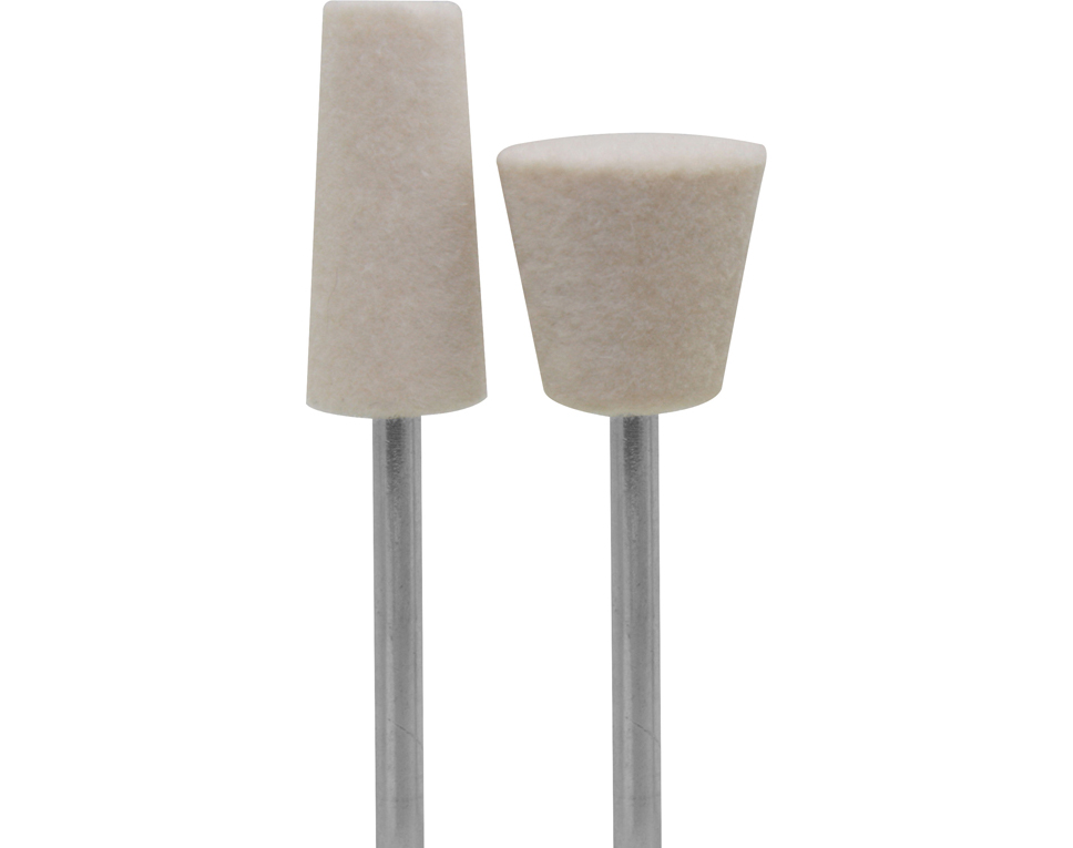 DONAU 1650 - 2 pointes à polir en feutre  