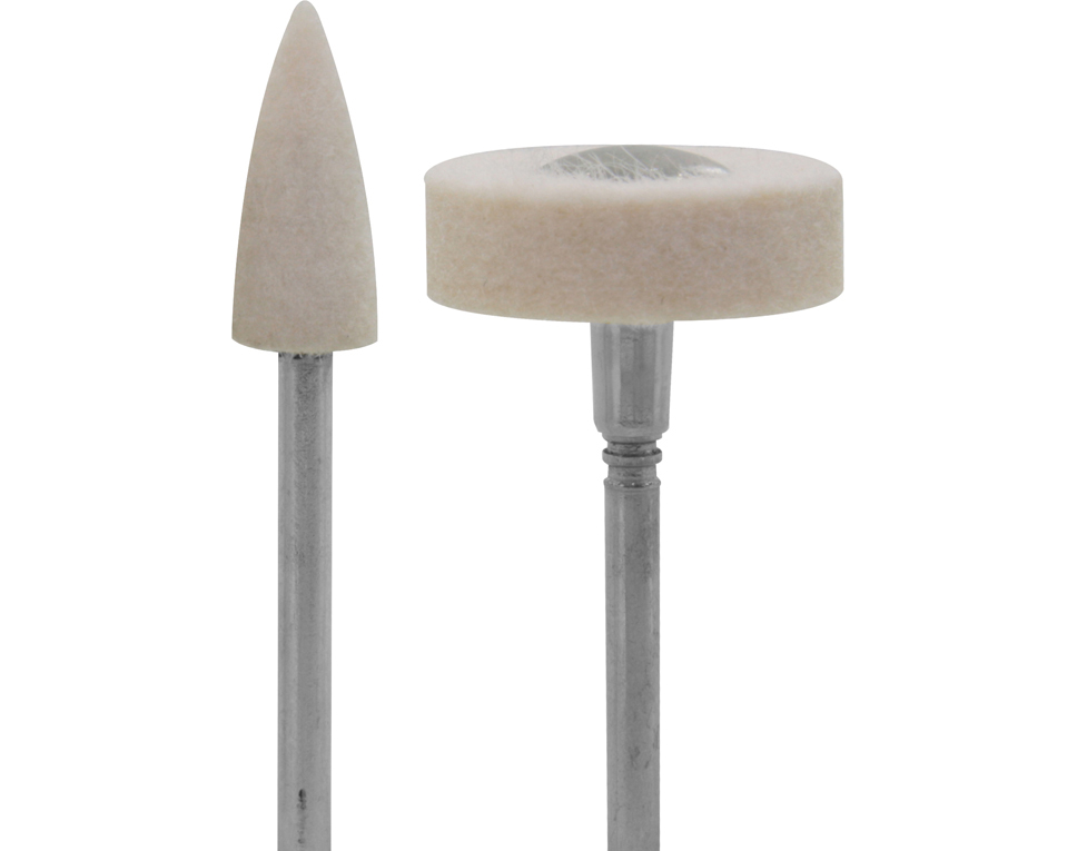 DONAU 1651 - Crayon à polir en feutre &amp; disque à polir en feutre  