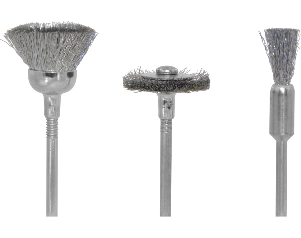 DONAU 1670 - 3 brosses en fil d'acier ( dur ) 