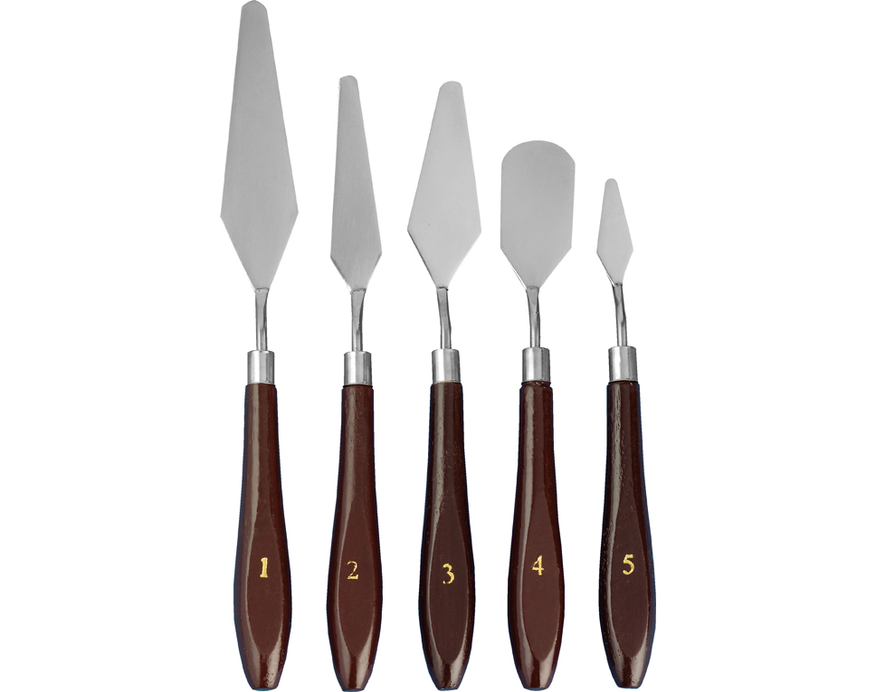 DONAU 18795 - Set de spatules d'artiste 5 pcs.  