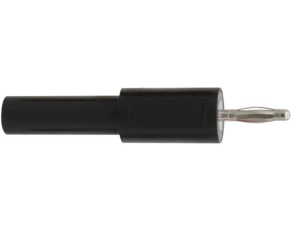 DONAU 201 - Adaptateur mâle 2 mm - femelle 4 mm noir  
