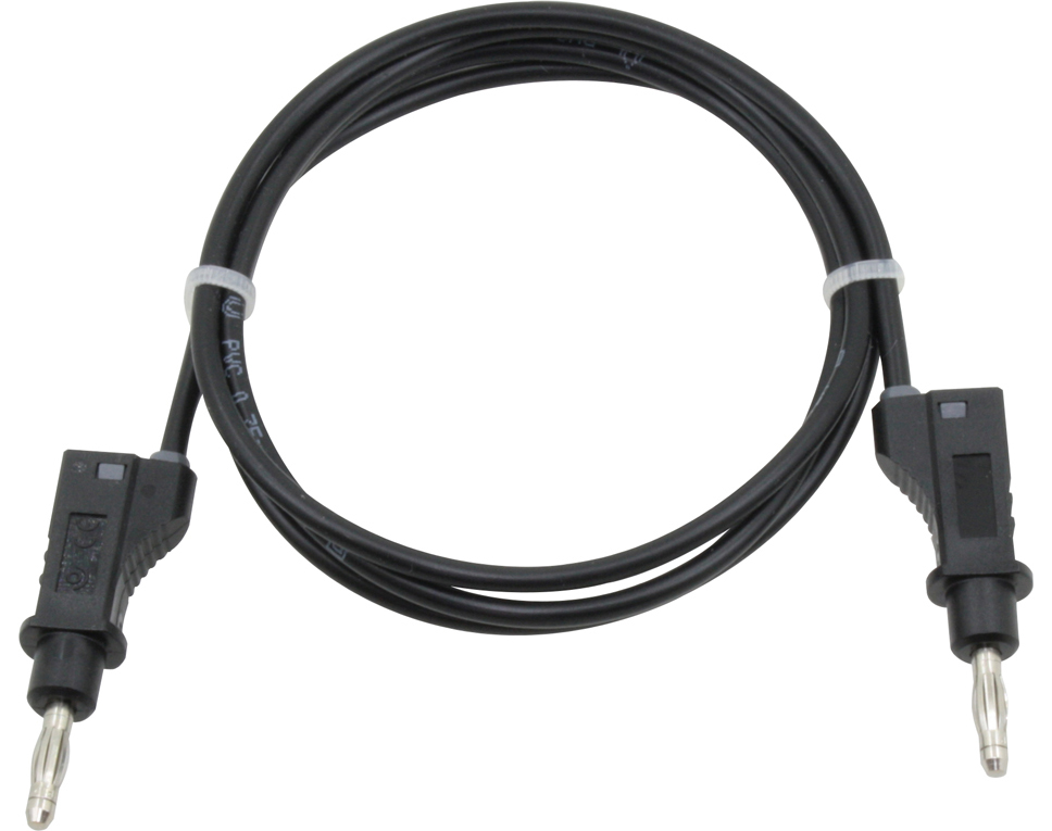 DONAU 2101 - Câble de mesure en PVC noir  