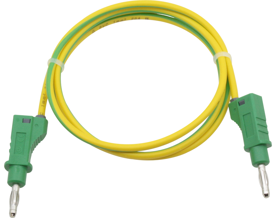 DONAU 2106 - Cordon de mesure PVC jaune-vert  