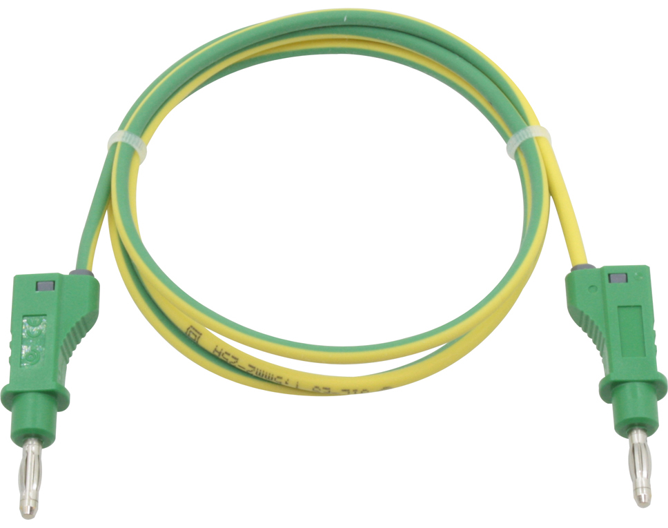 DONAU 2116 - Cordon de mesure en silicone jaune-vert  