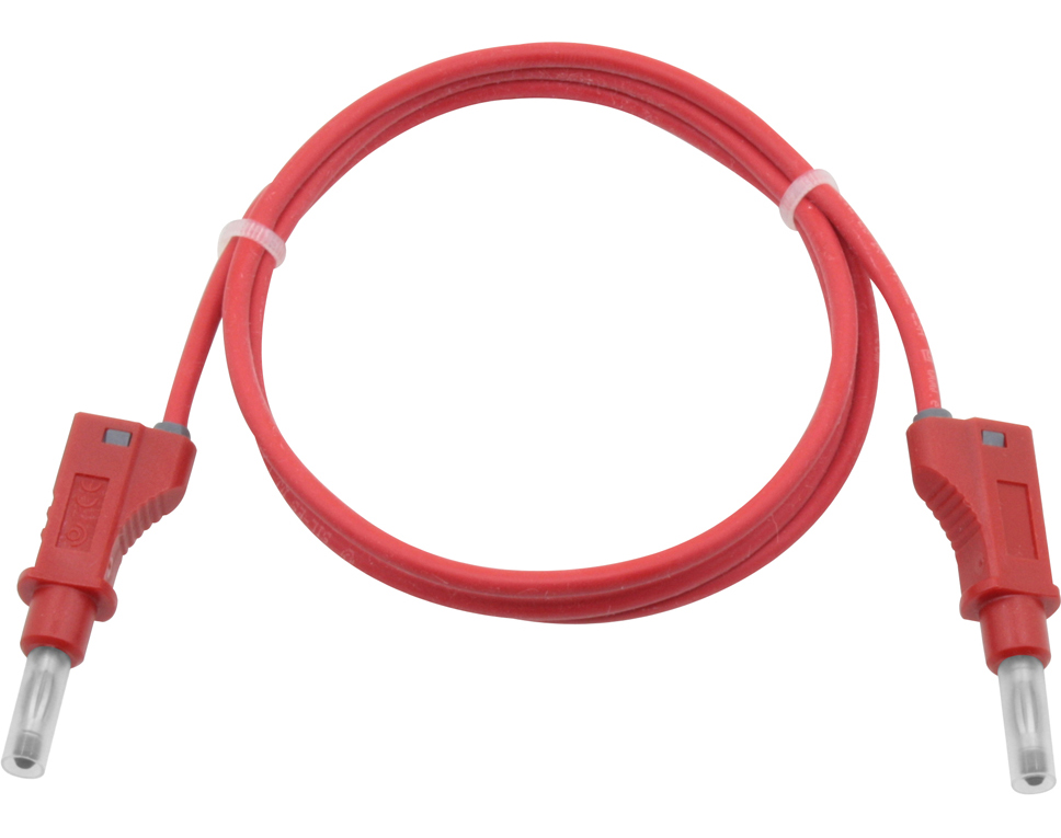 DONAU 2120 - Cordon de mesure de sécurité en silicone rouge  