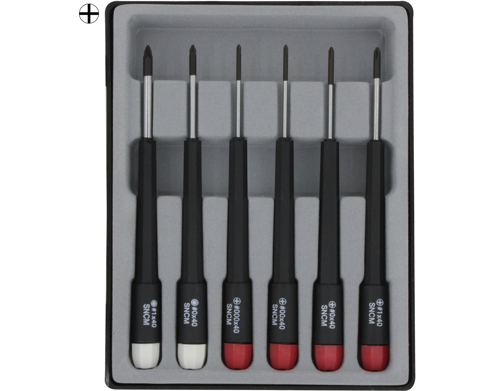 DONAU 280-61 - Tournevis cruciforme 6 pces  