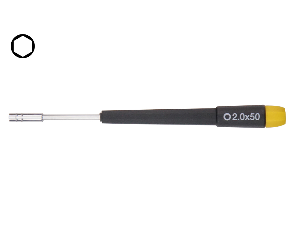 DONAU 280-66-20 - Clé à douille six pans 2,0 mm  