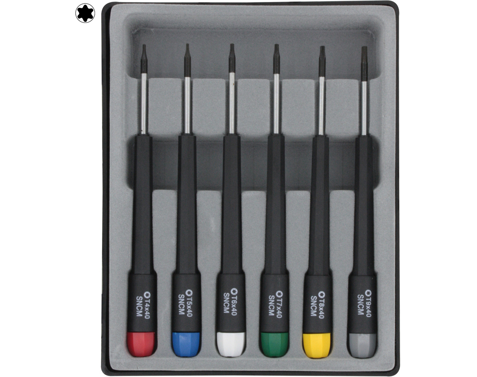 DONAU 280-67 - Kit de tournevis pour profilés en T 6 pcs.  