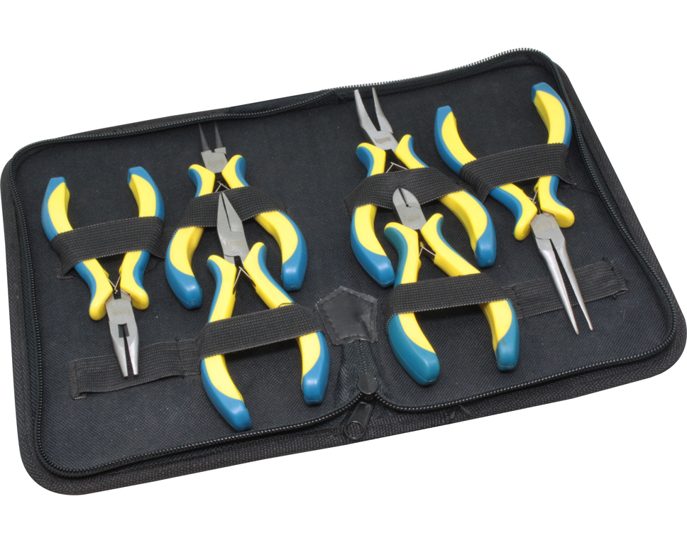 DONAU 3600 - 6 pinces de mécanique de précision dans un étui  