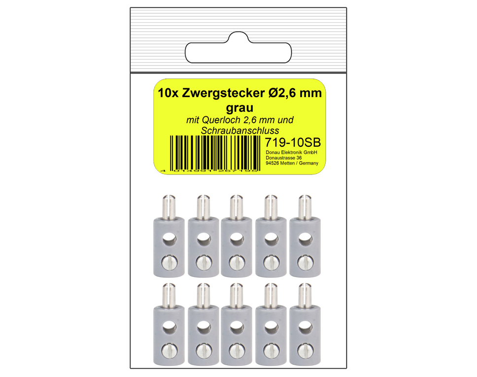 DONAU 719-10SB - 10 fiches naines grises en SB  