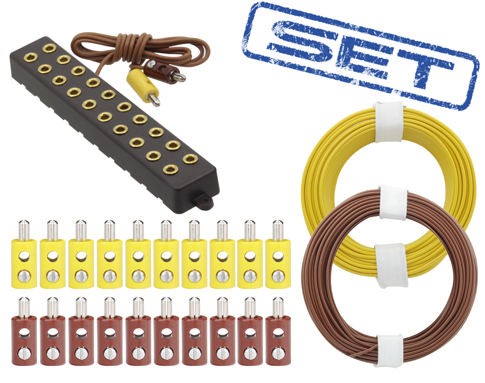 DONAU 755-SET - Kit de raccordement éclairage" 23 pcs.  