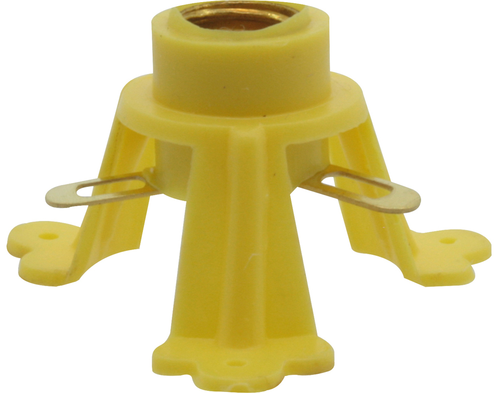 DONAU 777 - Douille de lampe E5,5 courant faible, douille à barrettes avec 2 cosses à souder  