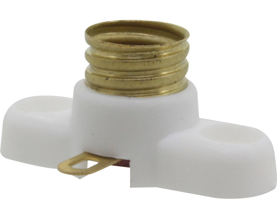 DONAU 786 - Douille de lampe E10 courant faible, douille pour montage en saillie isolée  