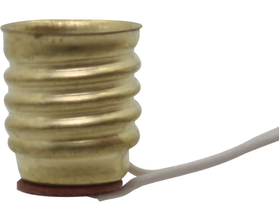 DONAU 788 - Douille de lampe E10 courant faible, avec 40 cm de toron  