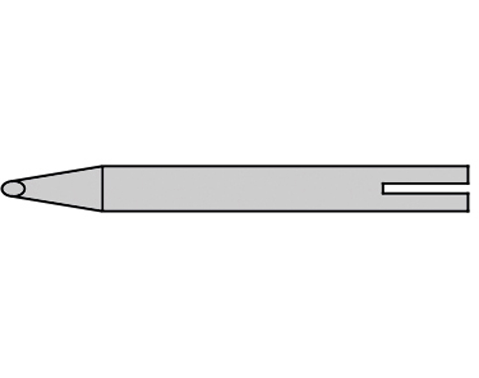 DONAU B8-161 - Panne à souder 2 mm - forme biseautée  