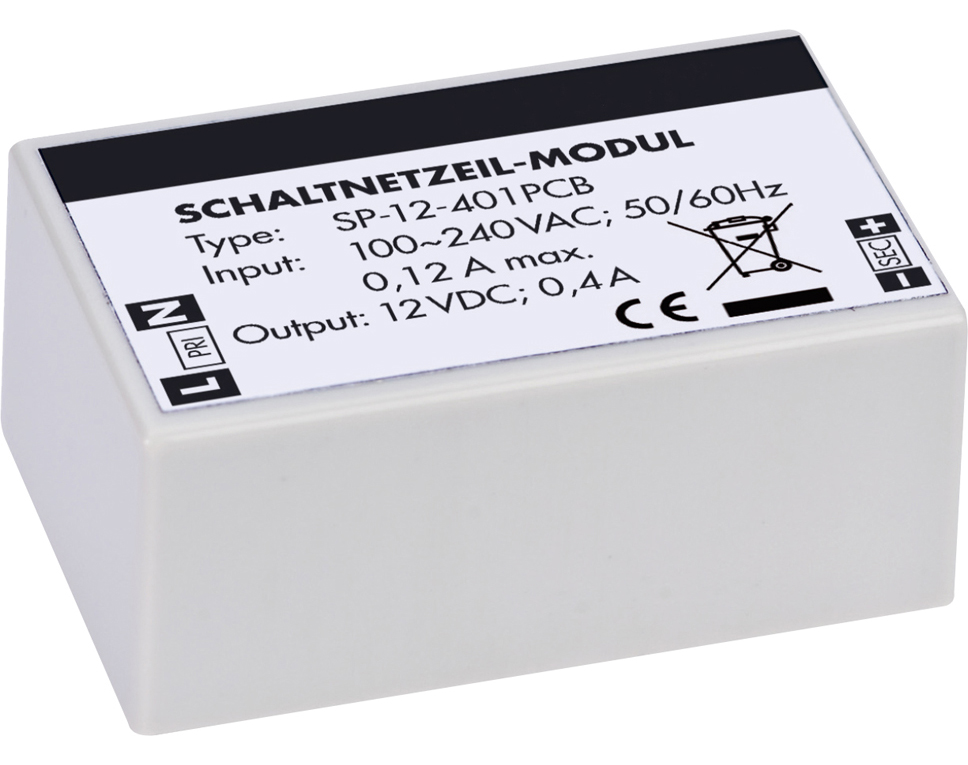 DONAU DM401 - Module d'alimentation à découpage 12 VDC - 0,4 A - montage sur platine  