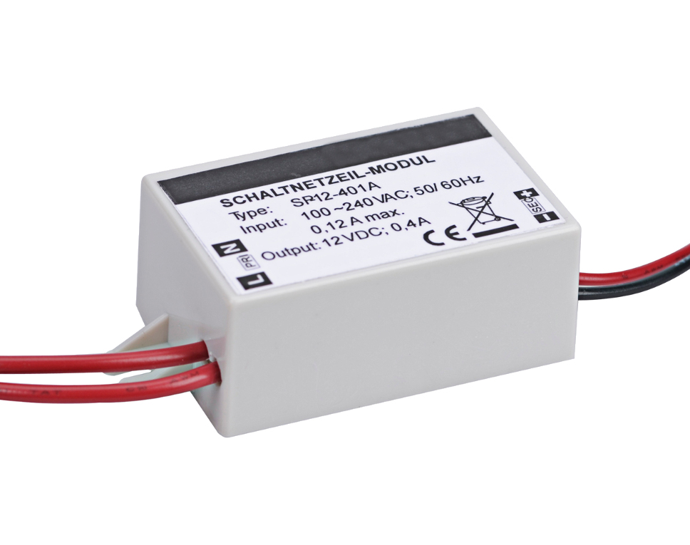 DONAU DM402 - Alimentation à découpage module 12 VDC - 0,4 A - fils de raccordement  