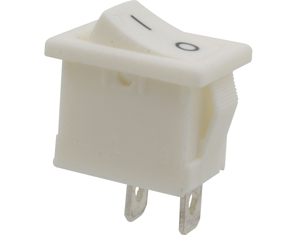 DONAU KWS10W - Interrupteur unipolaire, blanc, ON-OFF  