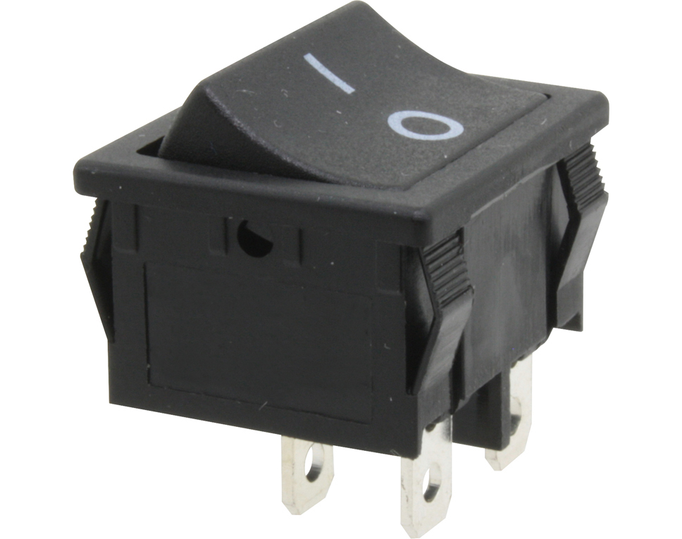 DONAU KWS50 - interrupteur, 2 pôles, noir, ON-OFF  