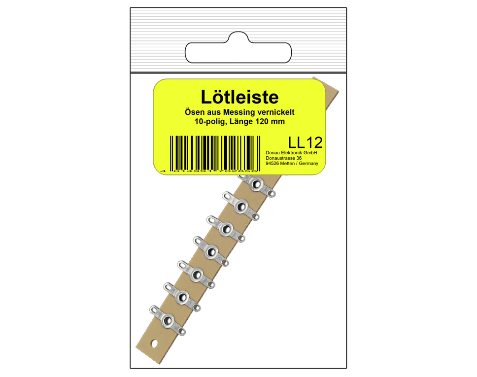 DONAU LL12 - barre de soudure longueur 120 mm en SB  