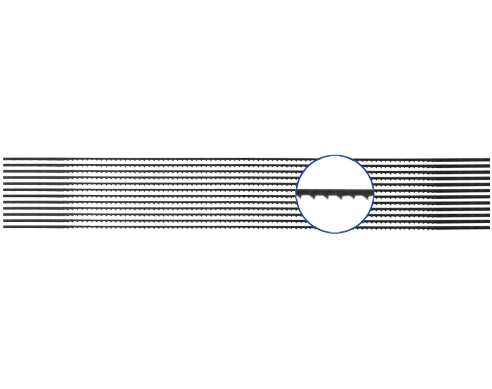 DONAU M135 - Lames de scie à chantourner pour métal 1 x 12 pièces  