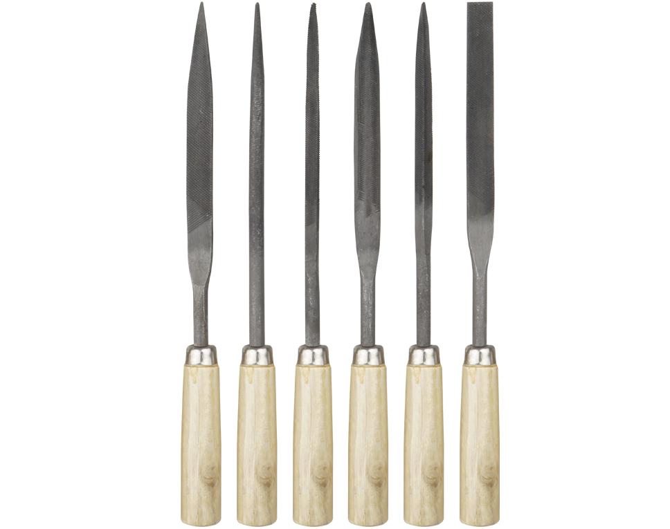 DONAU M59 - Jeu de limes à clés 6 pcs.  