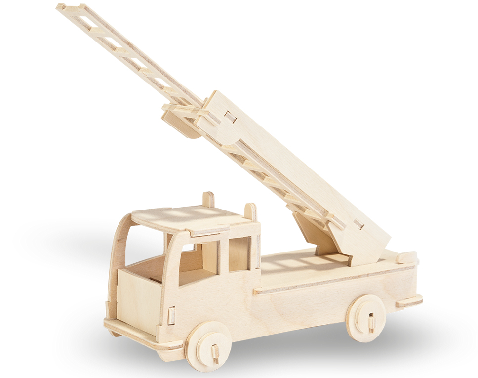 DONAU M851-2 - Camion de pompiers en bois à monter  