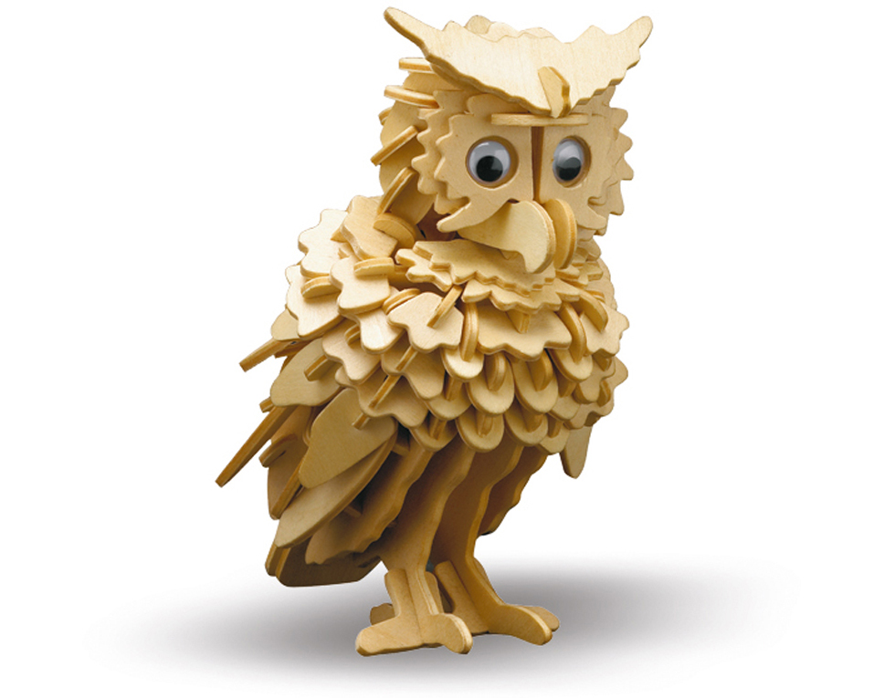 DONAU M858-1 - Kit de construction en bois Chouette  