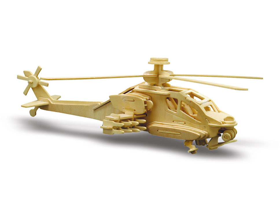 DONAU M866-2 - Hélicoptère de combat en kit en bois  