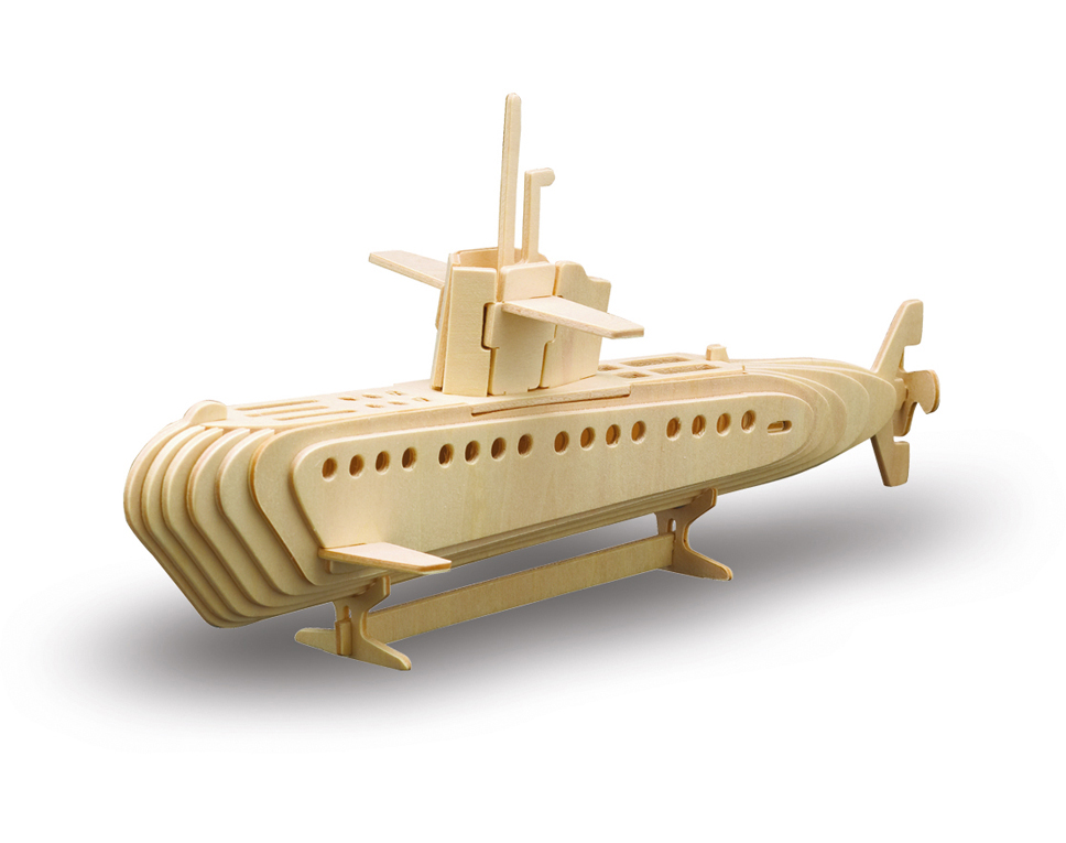 DONAU M866-3 - Kit de construction de sous-marin en bois  