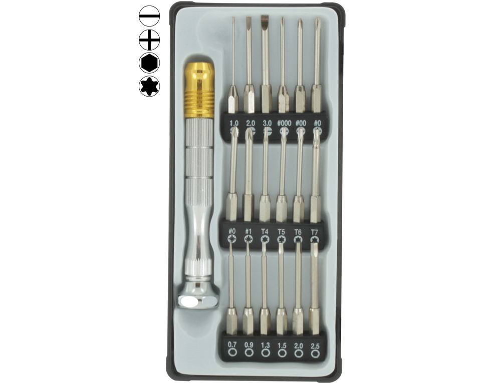 DONAU MBS18 - Mini Bit Set Longbits 18 pcs.  