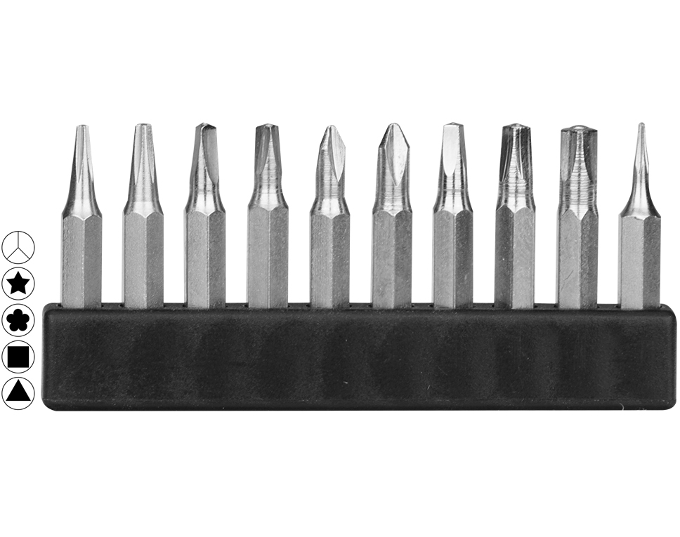 DONAU MBS69 - Assortiment Mini Bit Embouts spéciaux 10 pcs.  