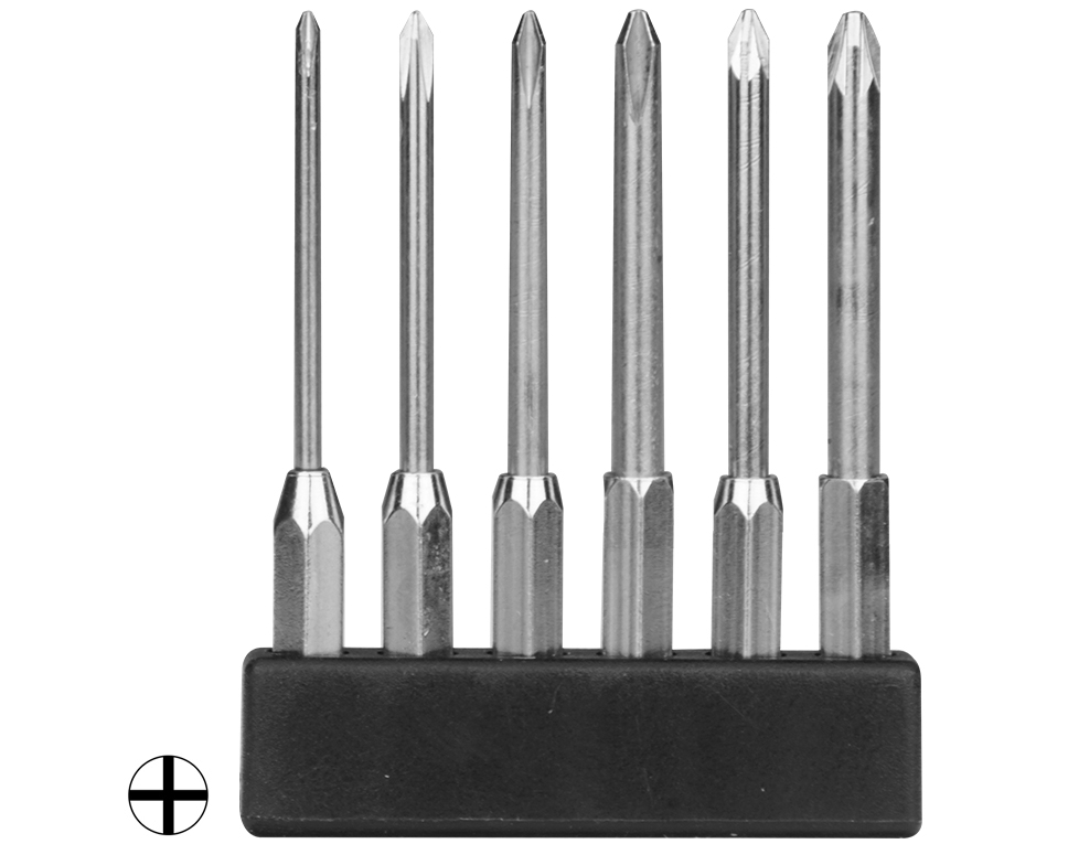 DONAU MBS71 - Assortiment Mini Bit Croix longue 6 pcs.  