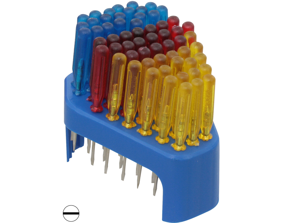 DONAU MIC-S - 60 tournevis miniatures  