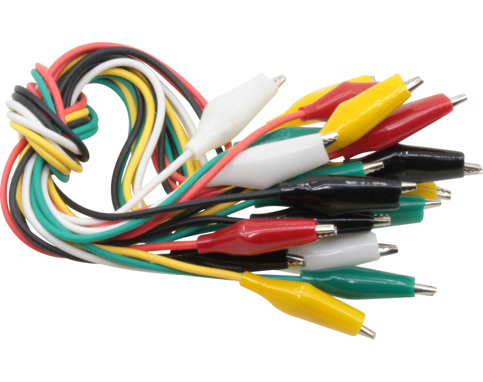 DONAU MK10 - Barrettes de mesure avec pinces crocodiles 10 pcs.  