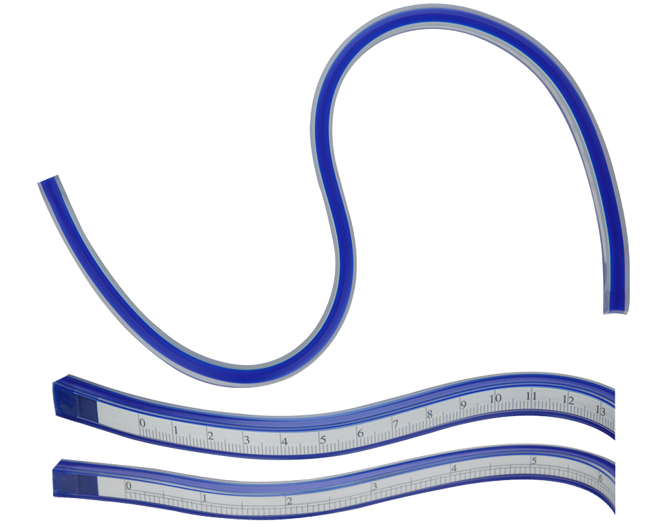 DONAU MLK30 - Règle à courbes flexible 300 mm  